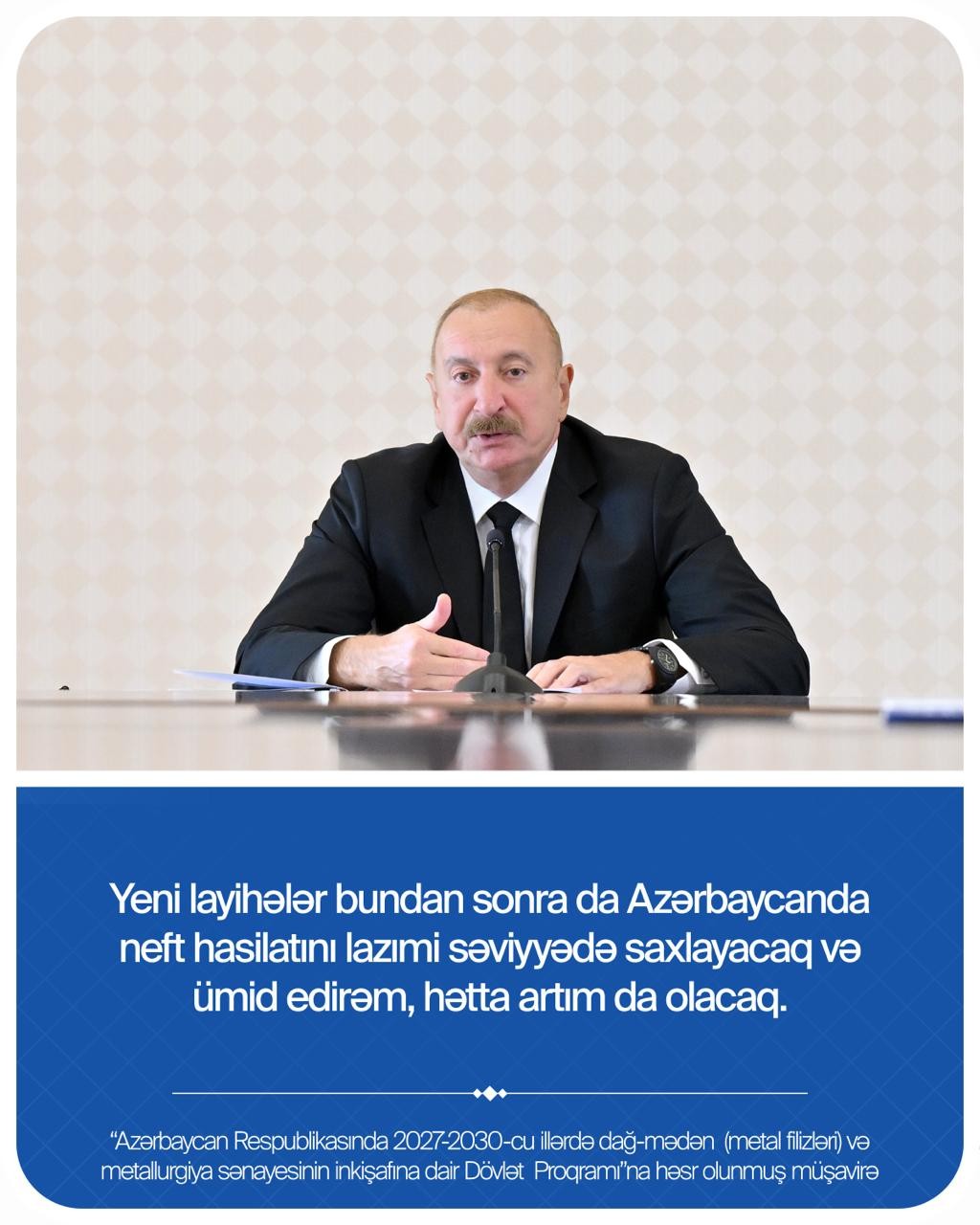 Prezidentin çıxışından maraqlı nüanslar - FOTOLAR