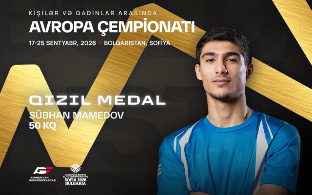 Sübhan Avropa çempionu oldu