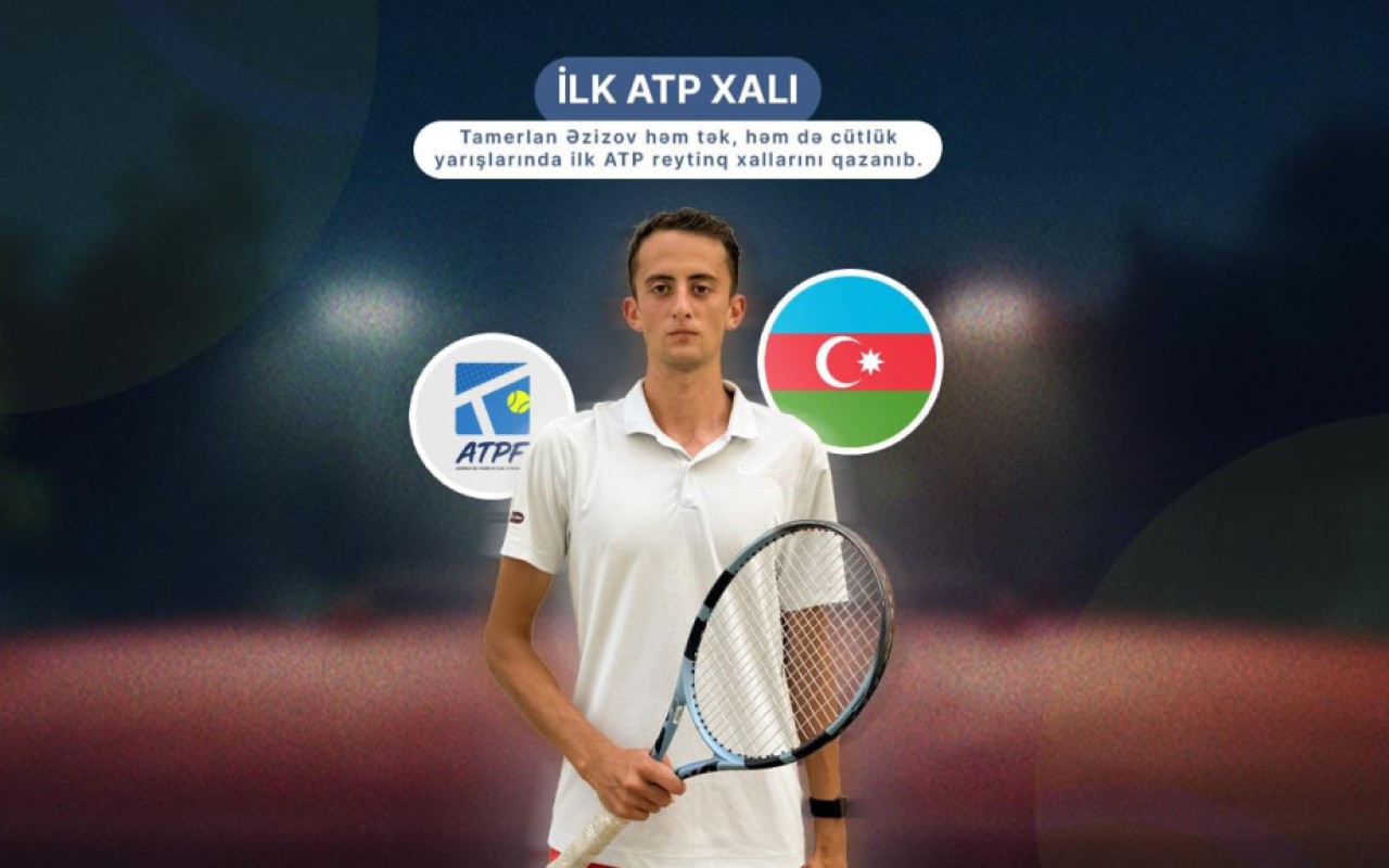 Tennisçimiz ilk dəfə ATP reytinqinə daxil oldu