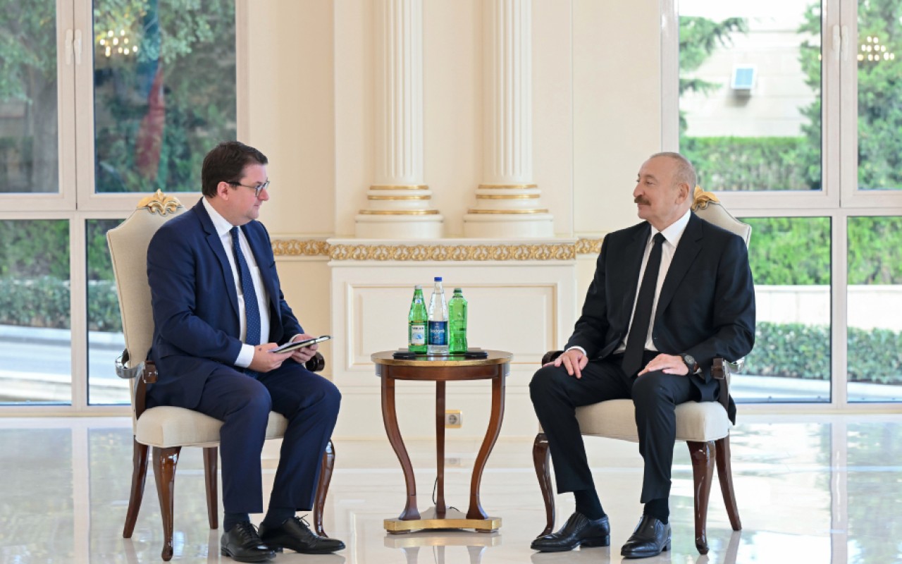 Prezident Ettienn Berxtoldu qəbul etdi - FOTOLAR
