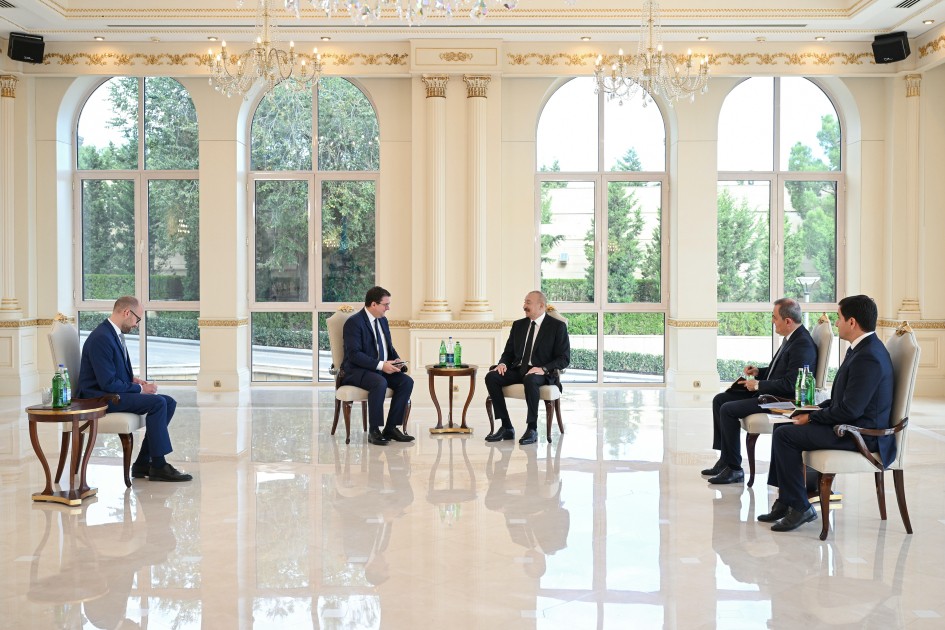 Prezident Ettienn Berxtoldu qəbul etdi - FOTOLAR