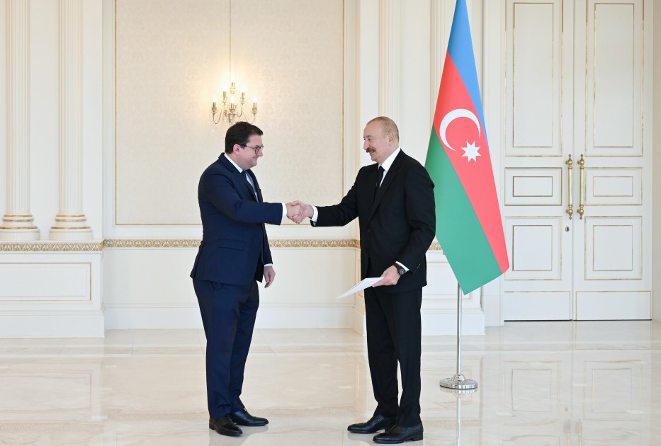 Prezident Ettienn Berxtoldu qəbul etdi - FOTOLAR