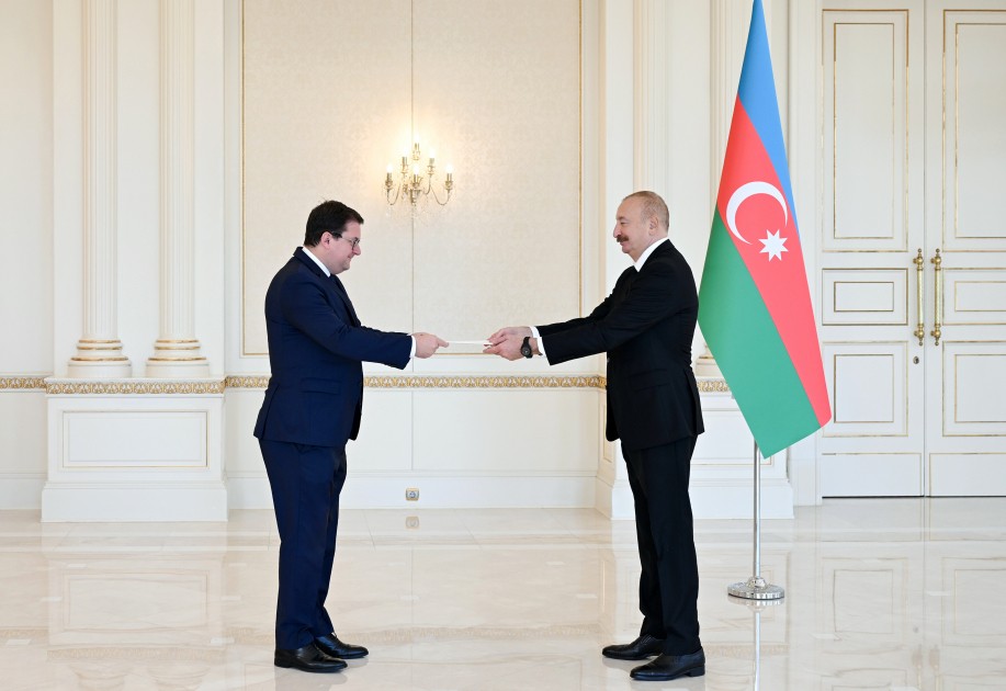 Prezident Ettienn Berxtoldu qəbul etdi - FOTOLAR