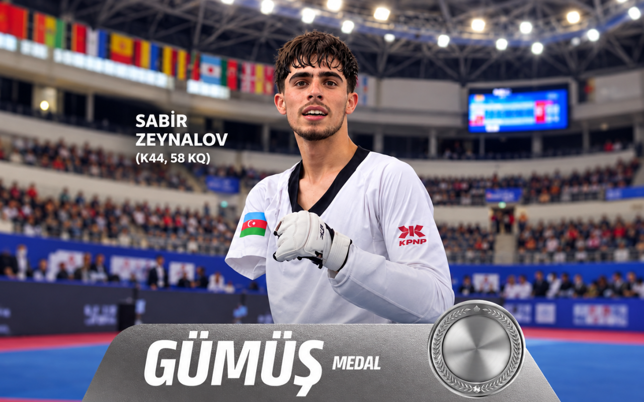 Parataekvondoçumuz Paris Qran-Prisində gümüş medal qazandı