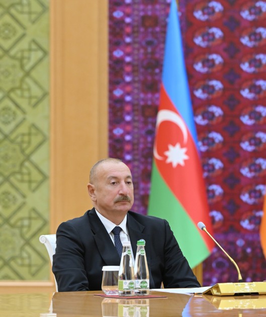 Prezident MDB Dövlət Başçıları Şurasının iclasında çıxış etdi - FOTOLAR (YENİLƏNİB)