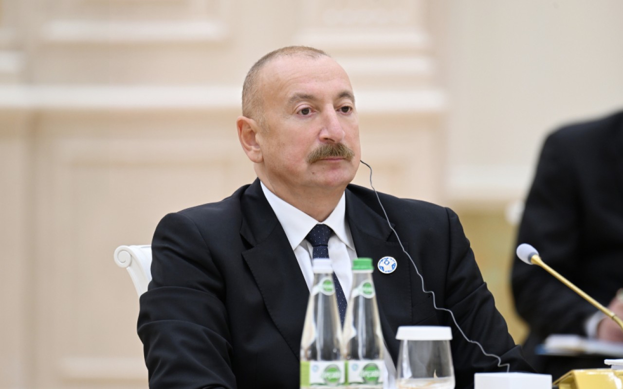 İlham Əliyev MDB Dövlət Başçıları Şurasının geniş tərkibdə iclasında iştirak etdi - FOTOLAR (YENİLƏNİB)
