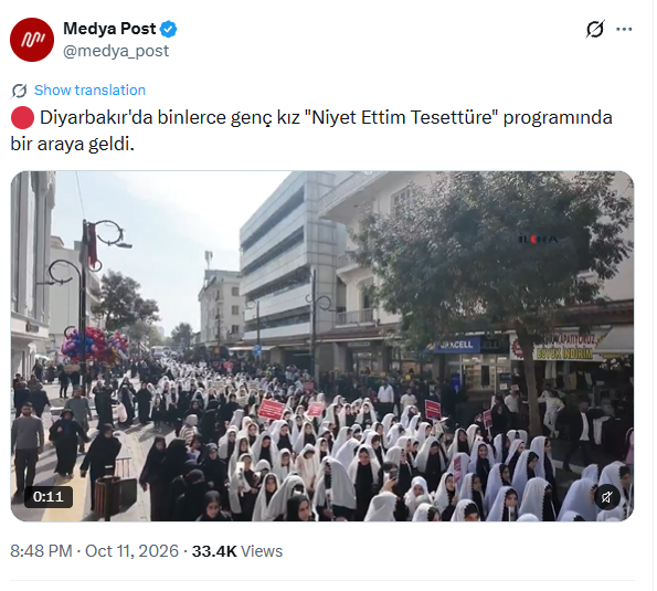 “Sahar Azəri”nin yayımladığı hicab aksiyası Azərbaycana aid deyil - FOTO