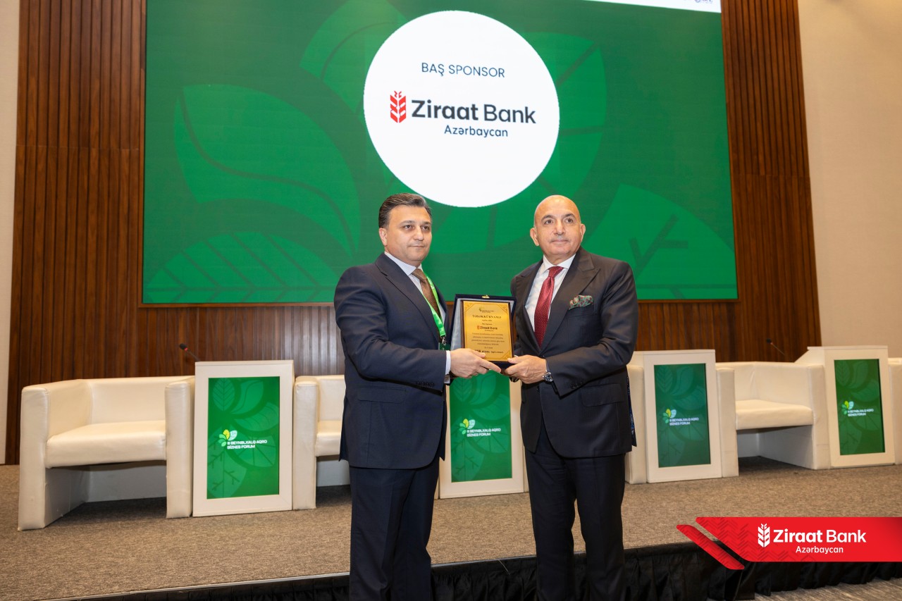 Torpağa dəyər, gələcəyə inam – "Ziraat Bank Azərbaycan" III Beynəlxalq  Aqro Forumda!