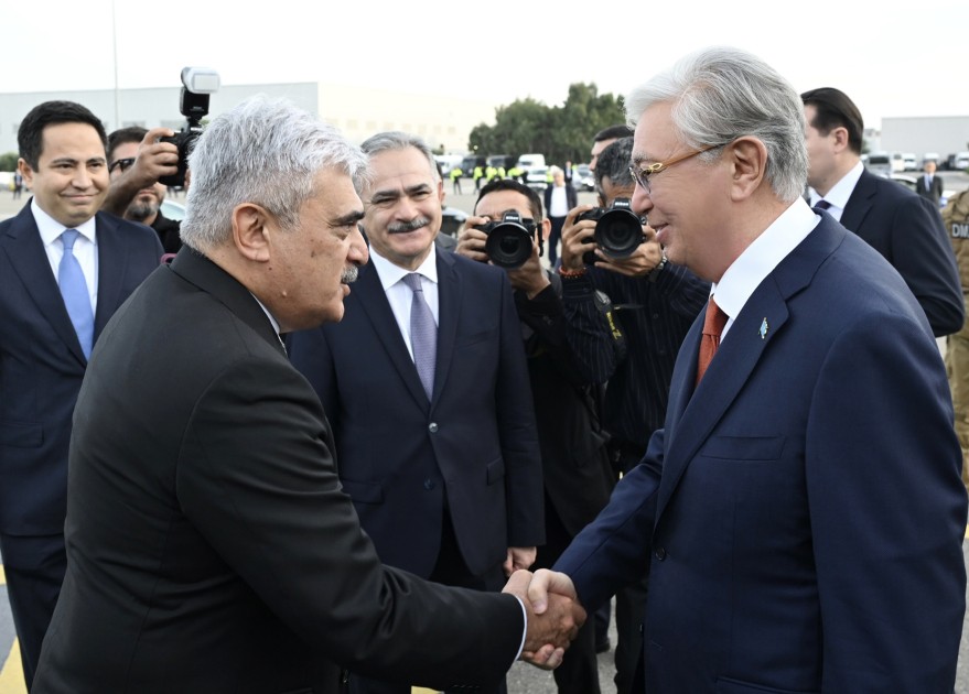 Tokayev Azərbaycanda - FOTOLAR