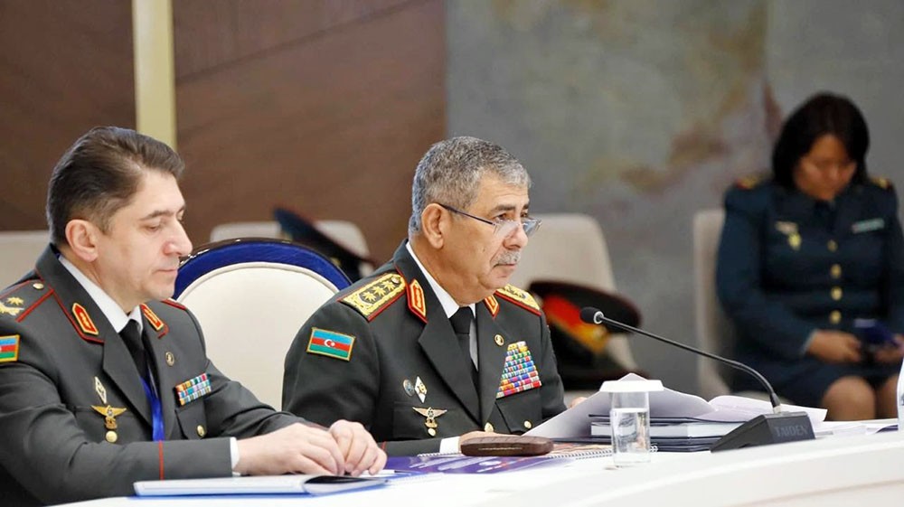 Zakir Həsənov MDB Müdafiə Nazirləri Şurasının iclasında - FOTOLAR