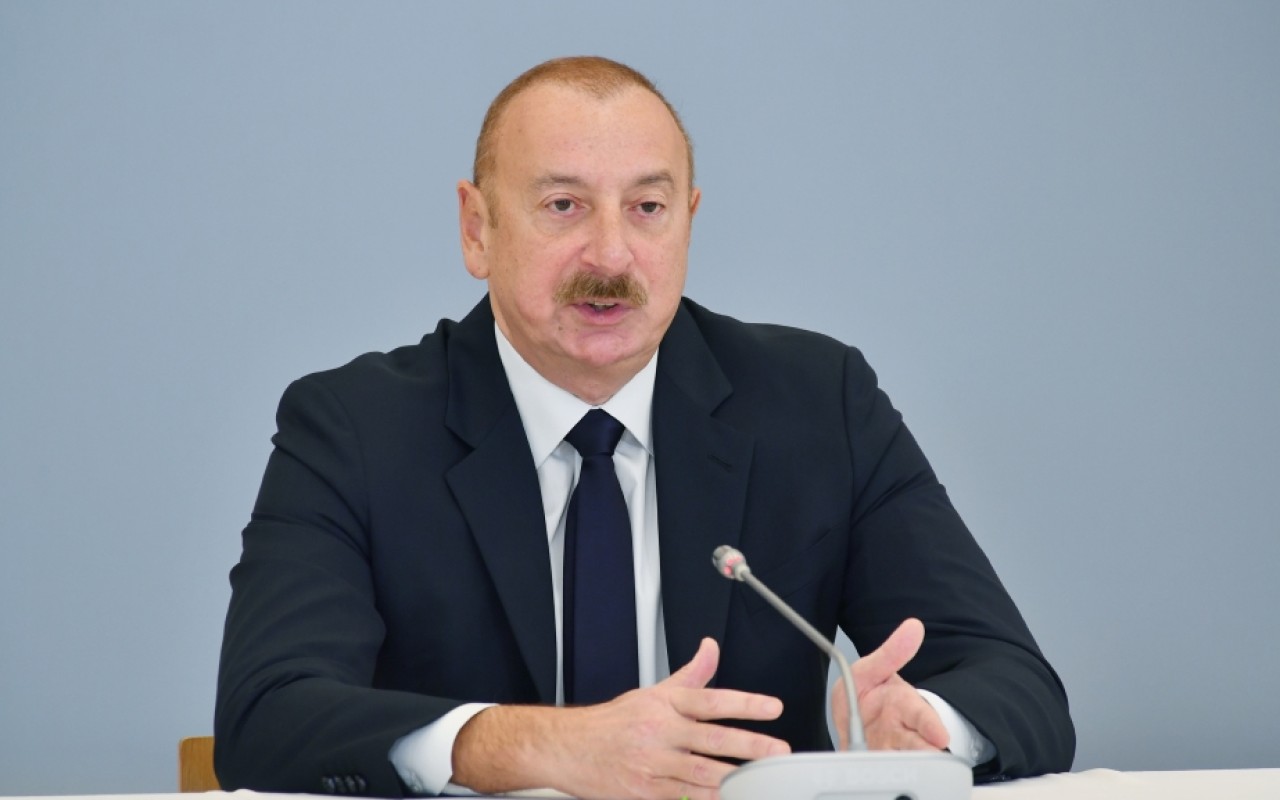 "Bu mexanizmlər hazırlanmayanadək müharibələr davam edəcək" - İlham Əliyev