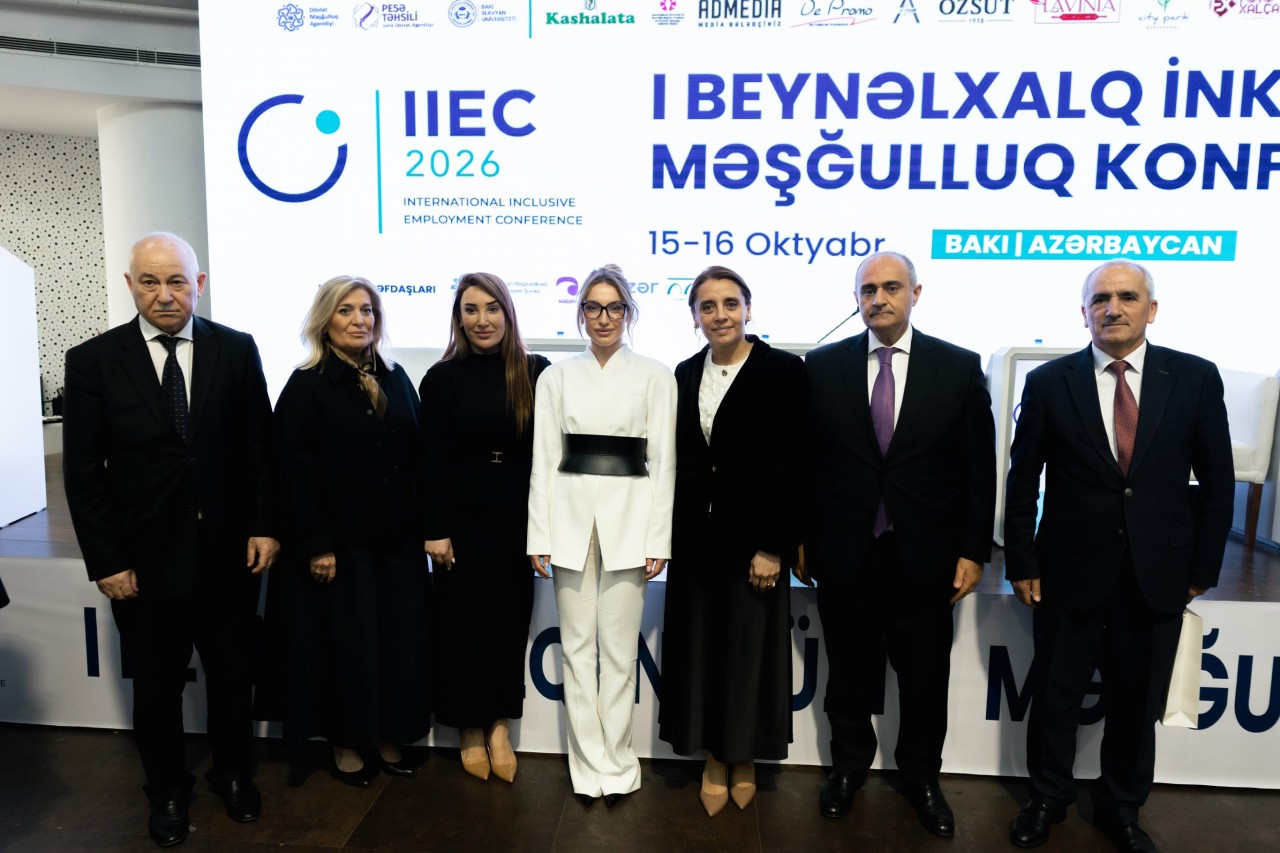 Alyona Əliyeva beynəlxalq inklüziv məşğulluq konfransında - FOTOLAR
