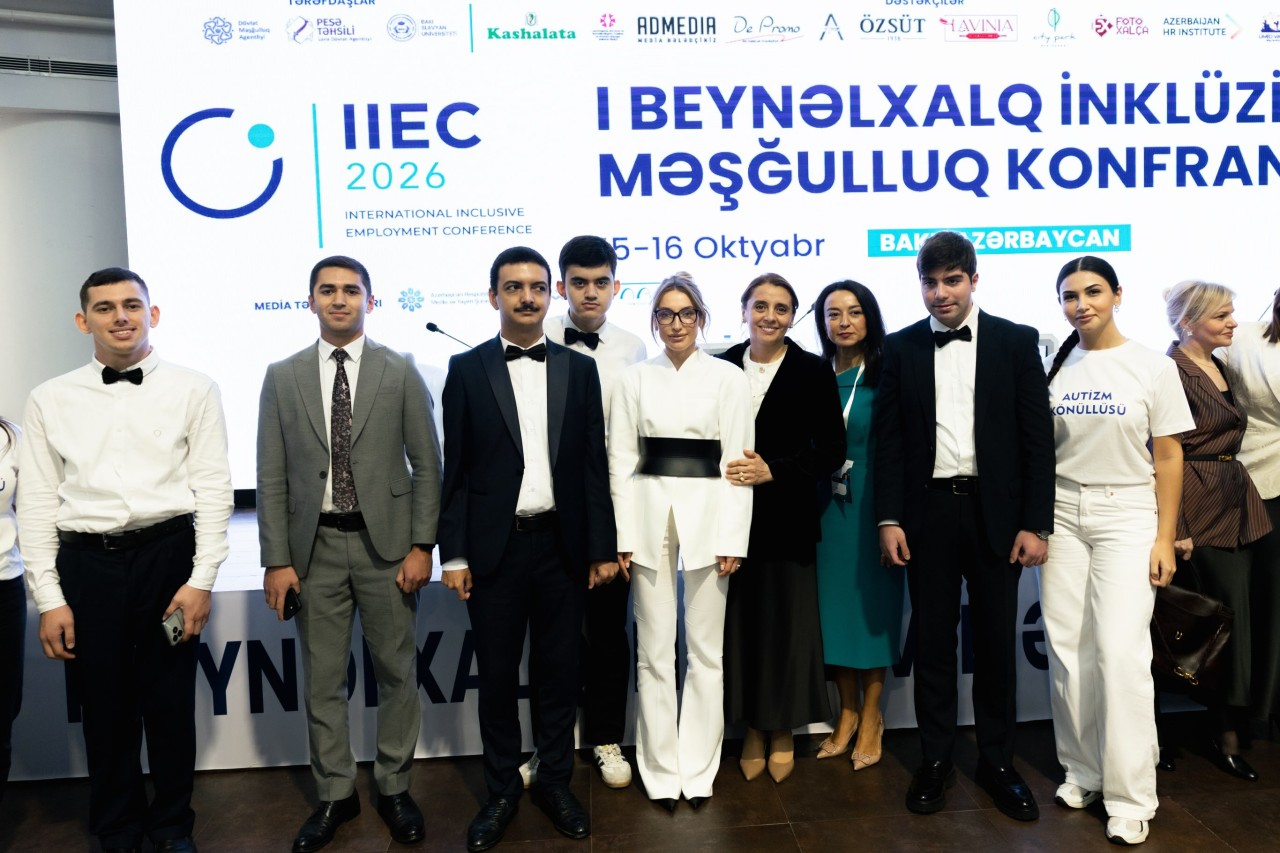 Alyona Əliyeva beynəlxalq inklüziv məşğulluq konfransında - FOTOLAR