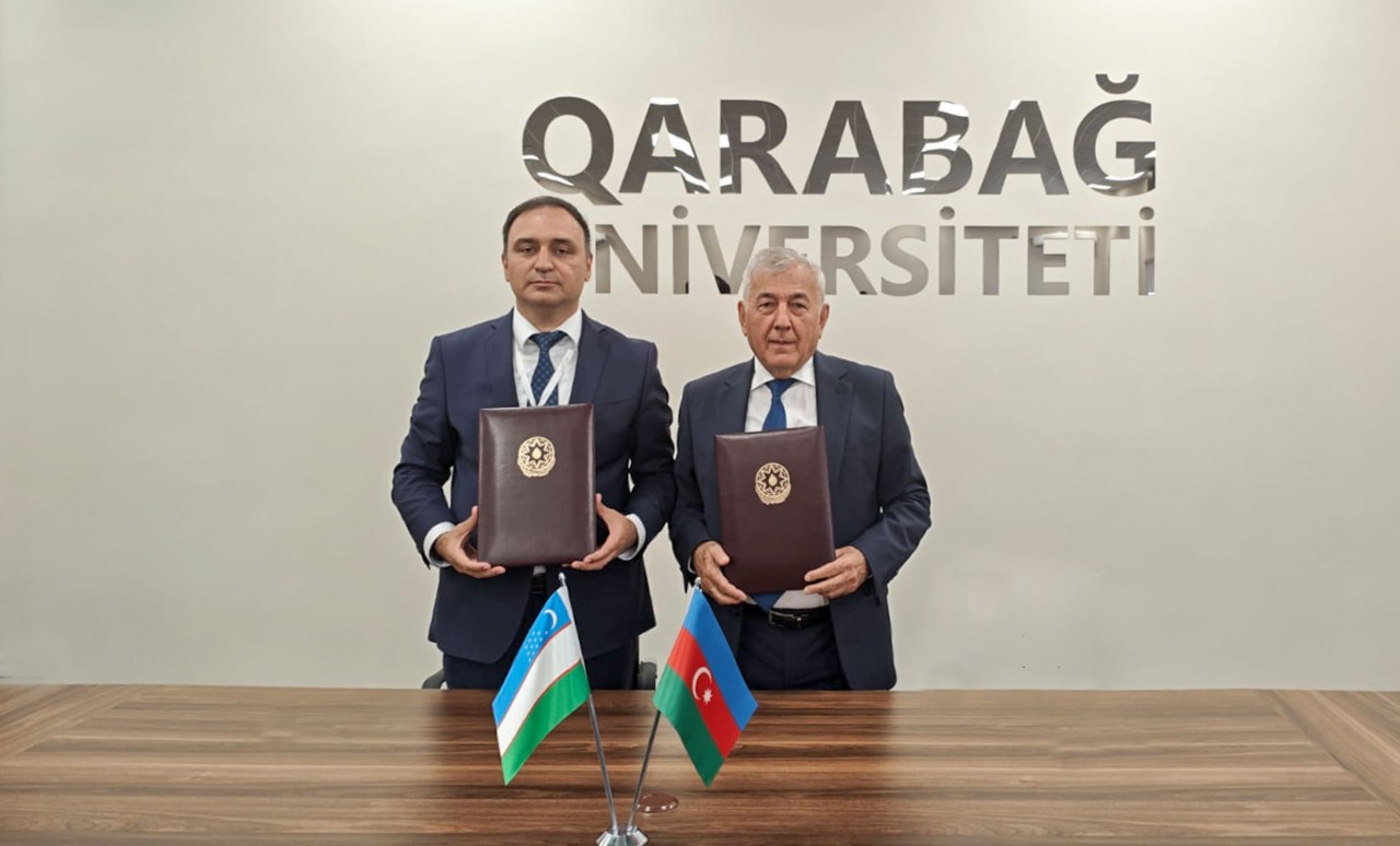 BMU ilə Özbəkistanın iki ali təhsil müəssisəsi arasında memorandumlar imzalandı - FOTOLAR