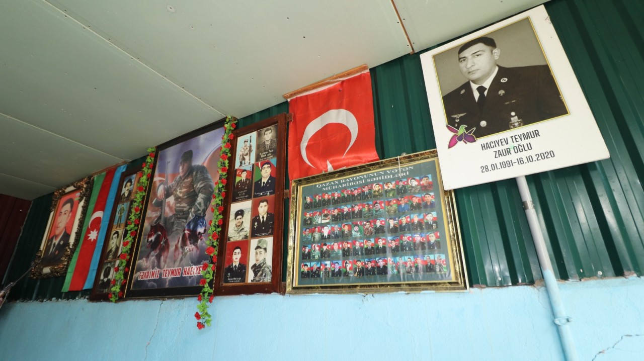 Qazaxda şəhid Teymur Hacıyevin xatirəsi anılıb - FOTOLAR