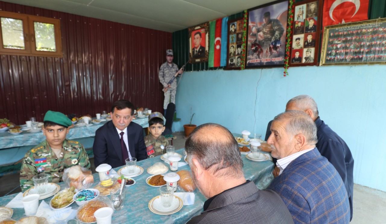 Qazaxda şəhid Teymur Hacıyevin xatirəsi anılıb - FOTOLAR