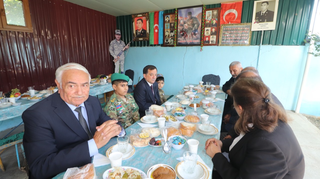 Qazaxda şəhid Teymur Hacıyevin xatirəsi anılıb - FOTOLAR