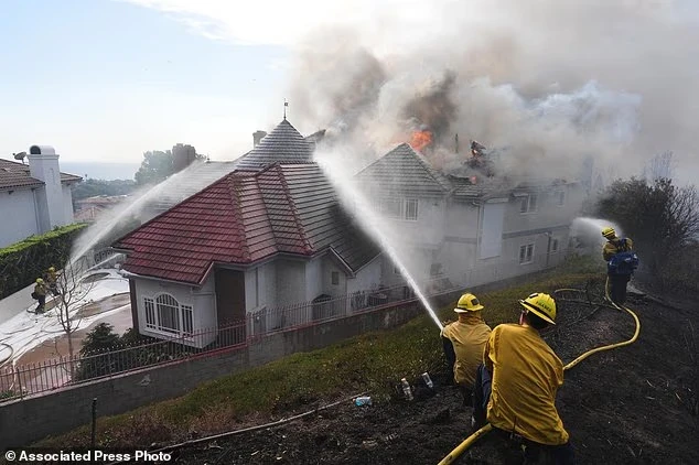 Kaliforniyada güclü külək yanğınlara səbəb oldu - FOTO
