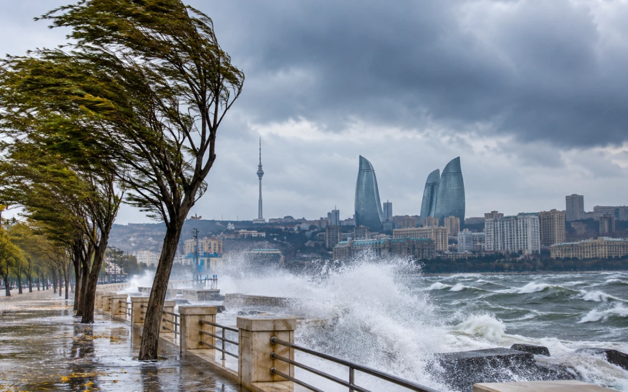 Güclü küləklə bağlı narıncı xəbərdarlıq verildi