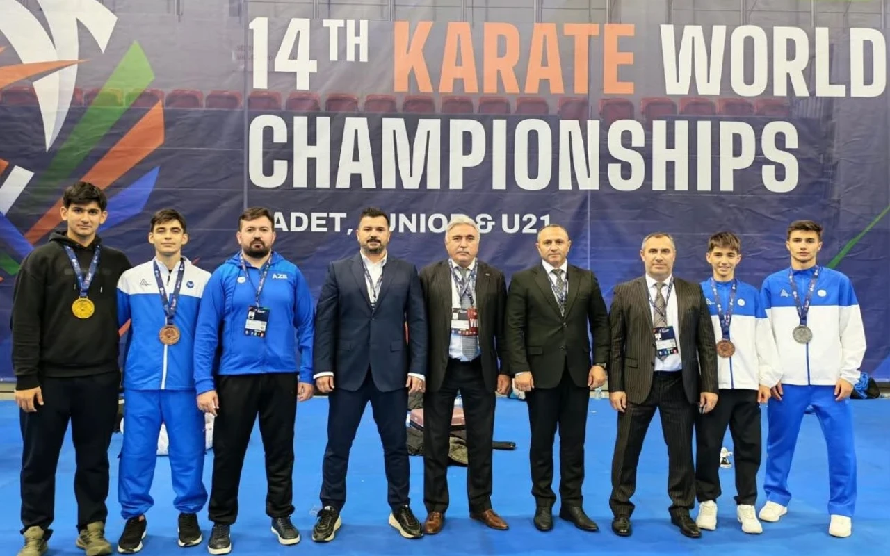 Karateçilərimiz dünya çempionatını 5 medalla başa vurdular