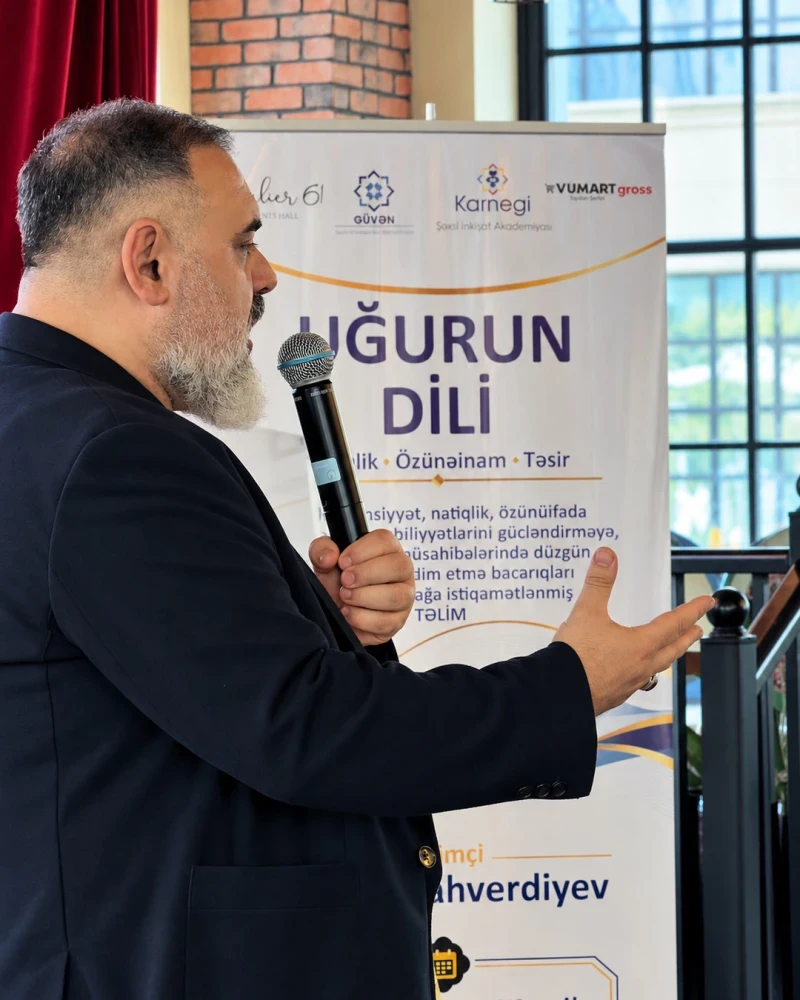 Gənclər üçün “Uğurun Dili” adlı maarifləndirici tədbir keçirildi - FOTOLAR