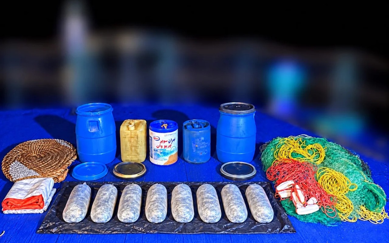 Xəzər dənizinin Azərbaycana aid hissəsində qaçaqmal aşkarlandı