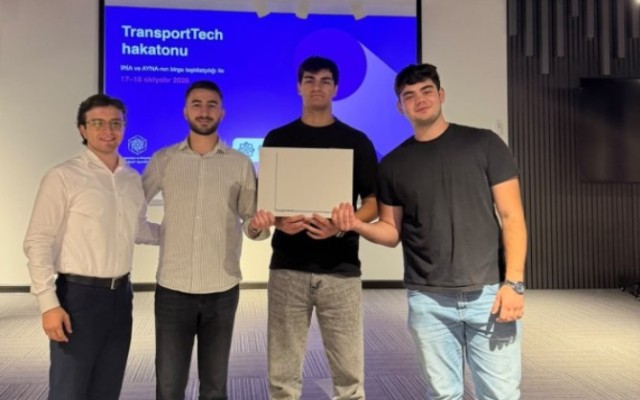 UNEC tələbələri “TransportTech” hakatonunda I yeri qazanıblar