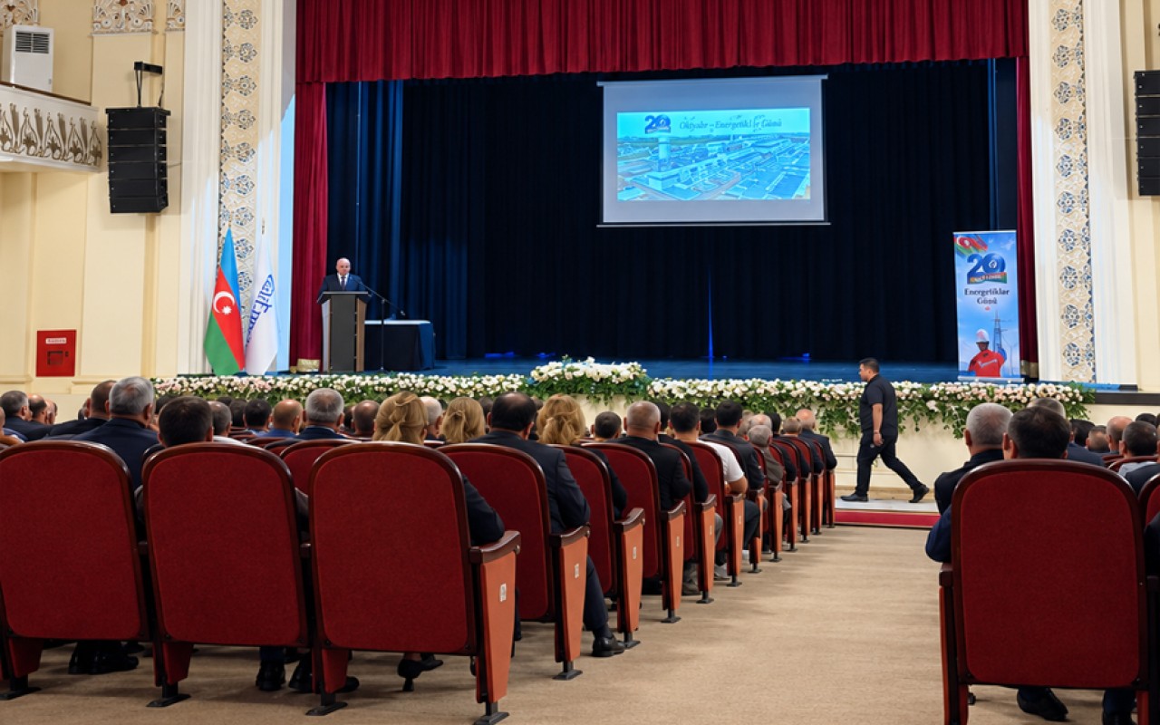 Mingəçevirdə 20 Oktyabr – Energetiklər Günü qeyd olunub - FOTOLAR