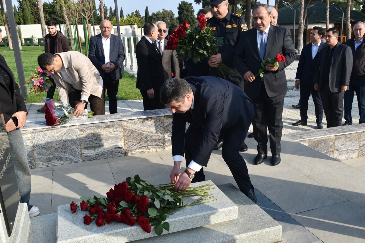 Şəhid Bəxşəliyev Natiqin anım mərasimi keçirildi - FOTOLAR