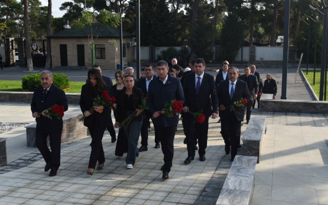 Şəhid Bəxşəliyev Natiqin anım mərasimi keçirildi - FOTOLAR