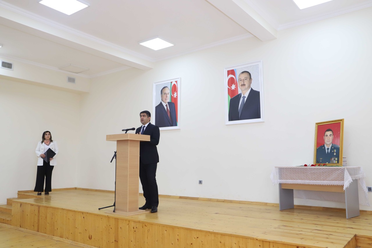 Seymur Orucov şəhidin anım mərasimində iştirak edib - FOTOLAR