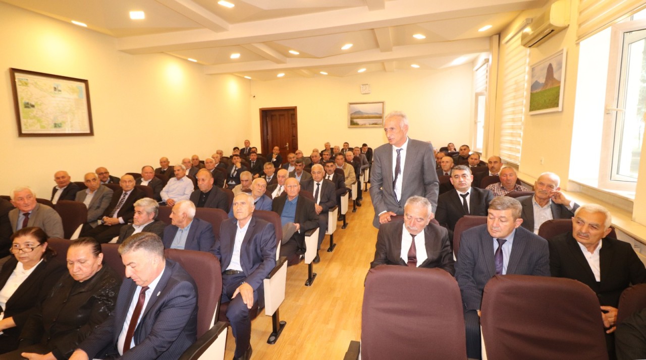 Qazax Rayon Ağsaqqallar Şurasına yeni sədr seçilib - FOTOLAR