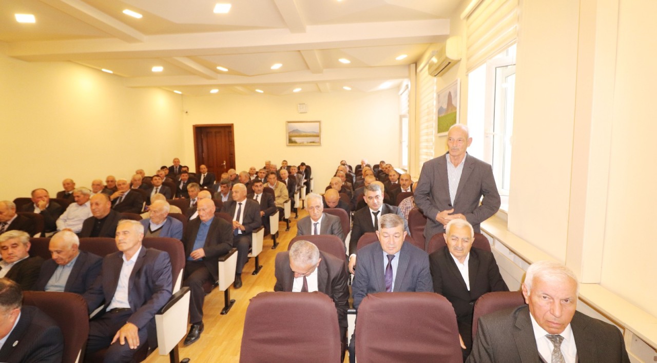 Qazax Rayon Ağsaqqallar Şurasına yeni sədr seçilib - FOTOLAR