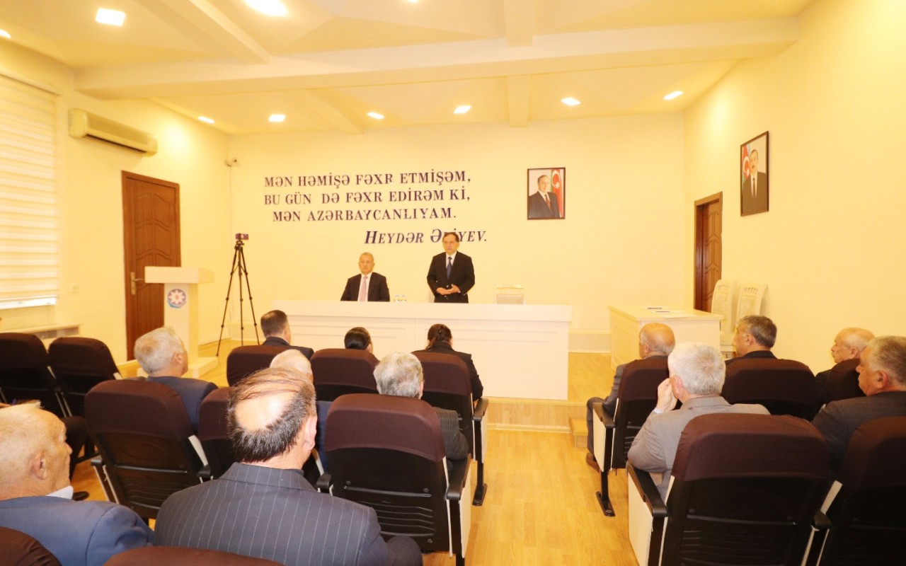 Qazax Rayon Ağsaqqallar Şurasına yeni sədr seçilib - FOTOLAR
