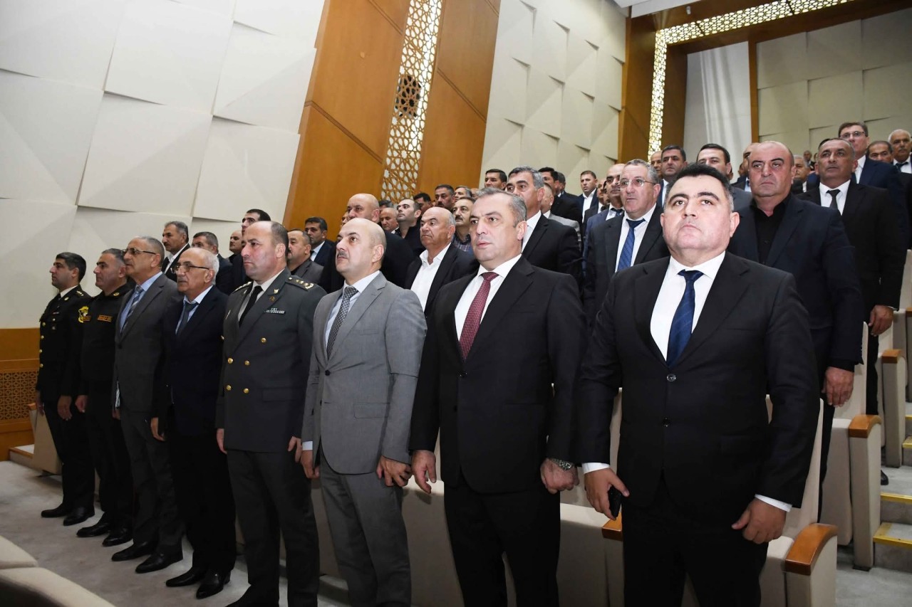 Ağdamda müşavirə keçirildi - FOTOLAR