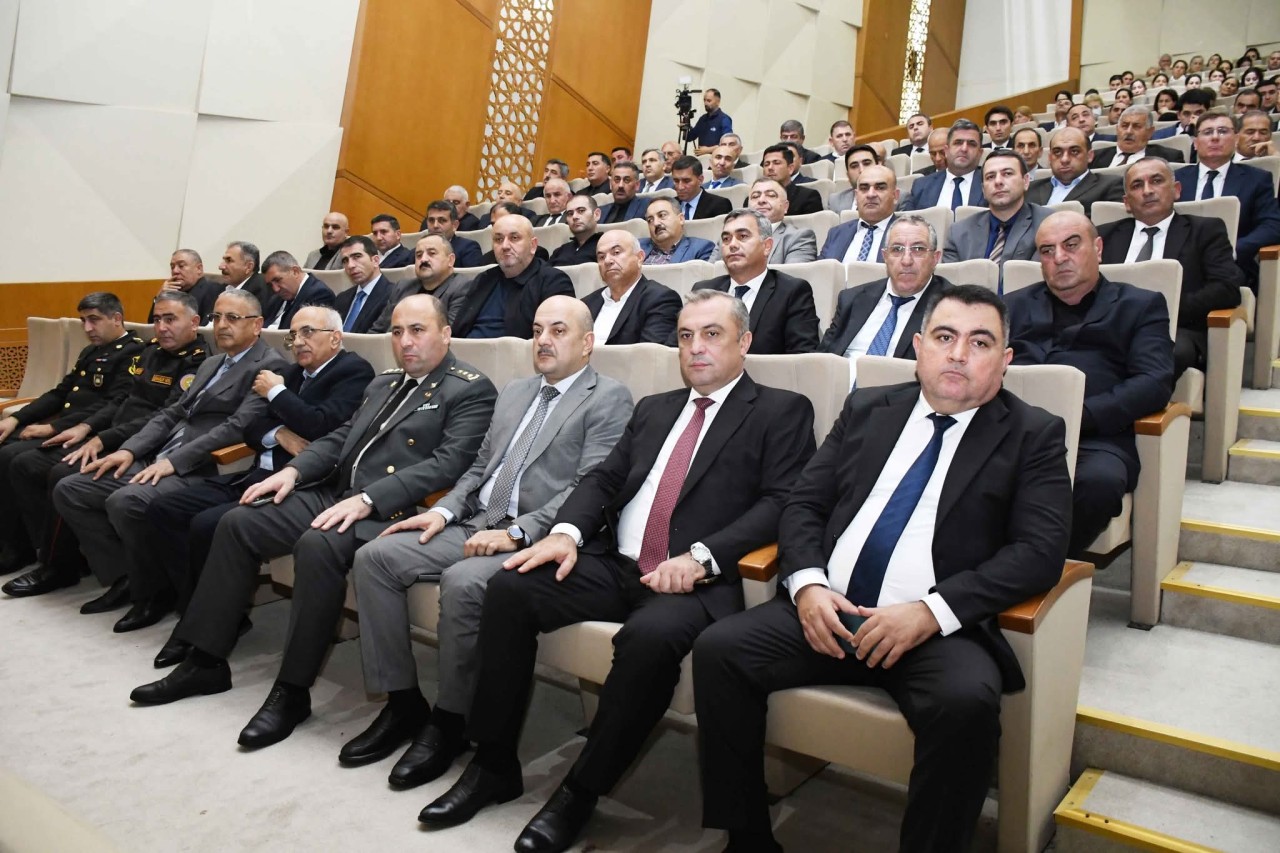 Ağdamda müşavirə keçirildi - FOTOLAR