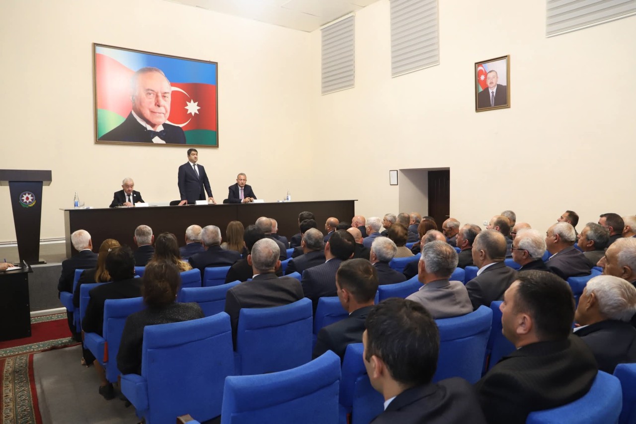 Ağstafa Rayon Ağsaqqallar Şurasının hesabat konfransı keçirilib - FOTOLAR