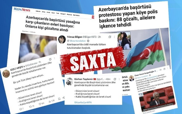 Türkiyə mediasının Azərbaycanda hicabla bağlı yayılan iddialarına cavab