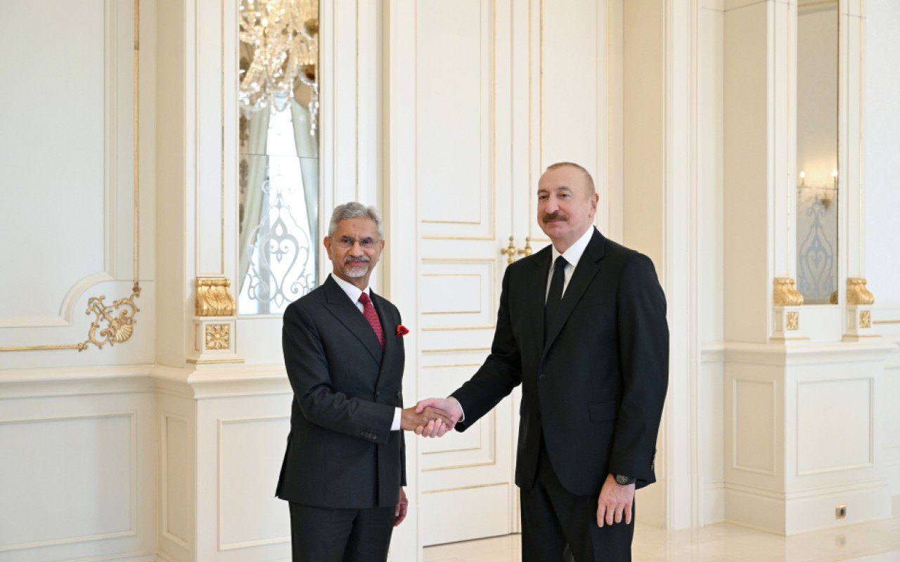 İlham Əliyev Hindistanın xarici işlər nazirini qəbul etdi - FOTOLAR