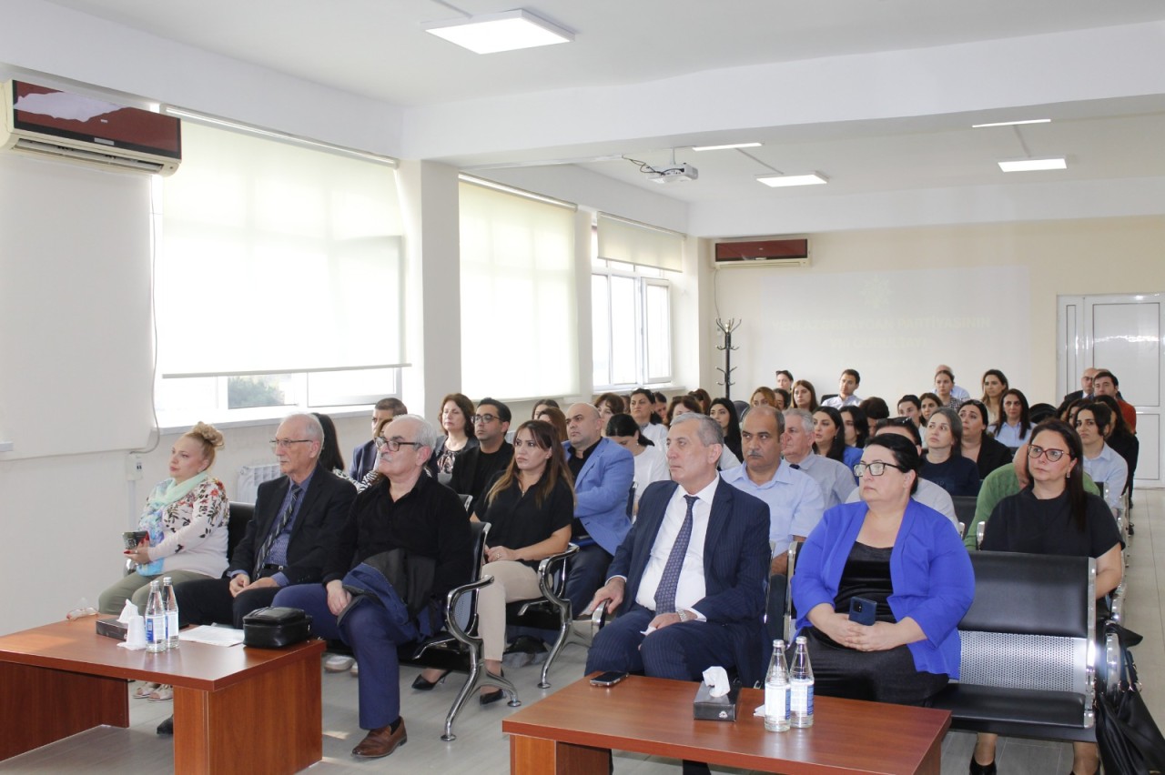 YAP Yasamal rayon təşkilatı müşavirə keçirdi - FOTOLAR