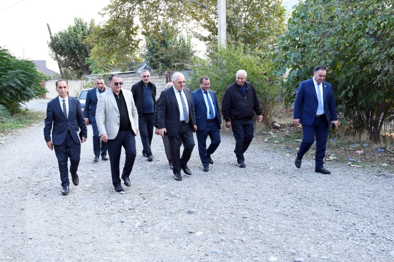 Ağdamın icra başçısı Vaqif Həsənov İmamqulubəyli kəndində - FOTOLAR