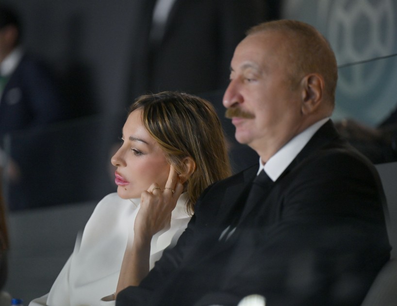 Prezident və ailəsi FIFA U-15 dünya çempionatının açılış mərasimini izləyib - YENİLƏNİB (FOTOLAR)