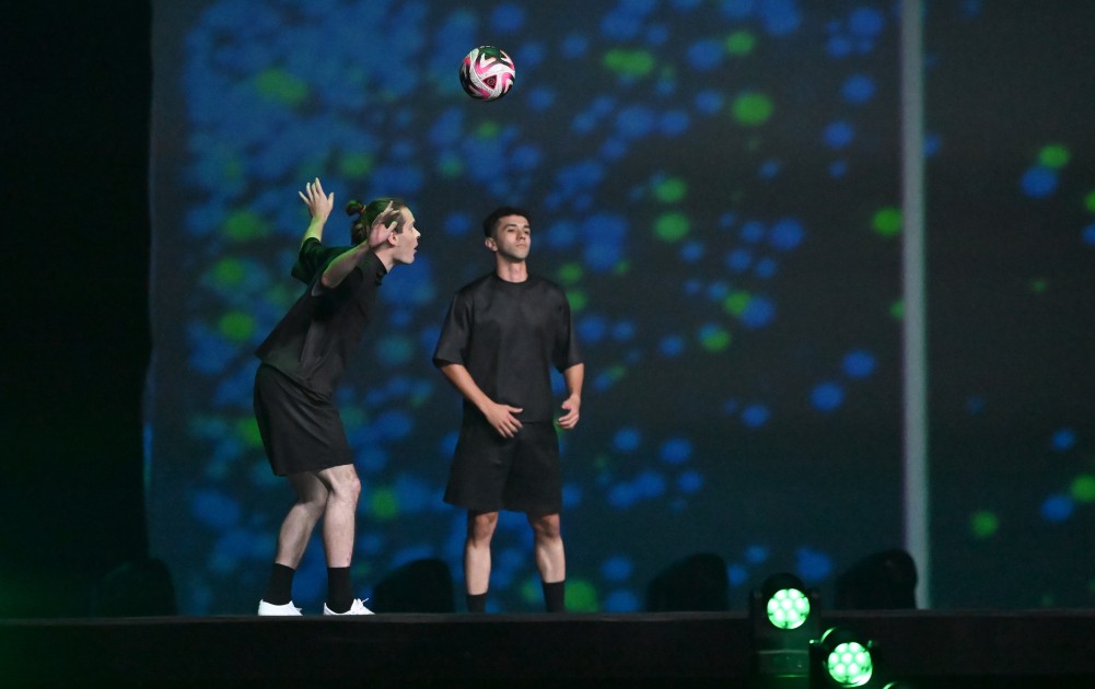 Prezident və ailəsi FIFA U-15 dünya çempionatının açılış mərasimini izləyib - YENİLƏNİB (FOTOLAR)