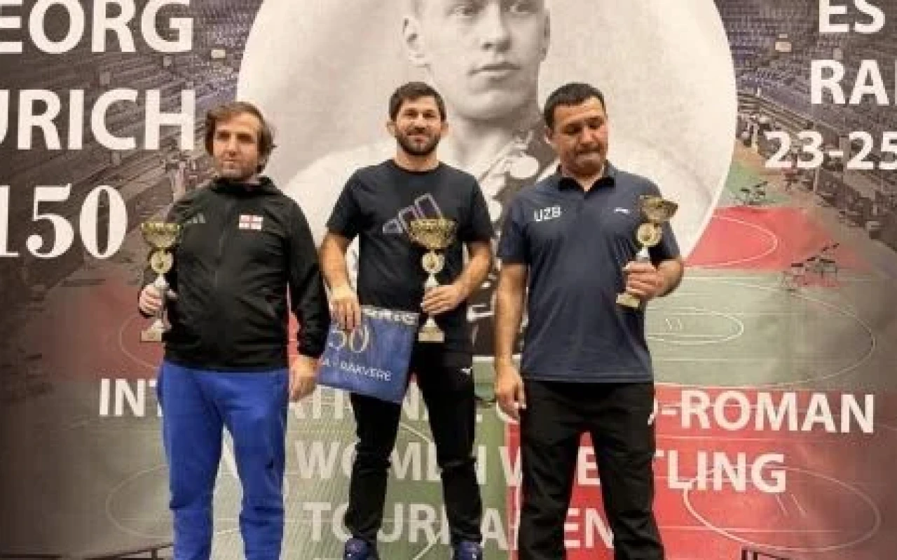 Komandamız Estoniyada beynəlxalq güləş turnirinin qalibi oldu