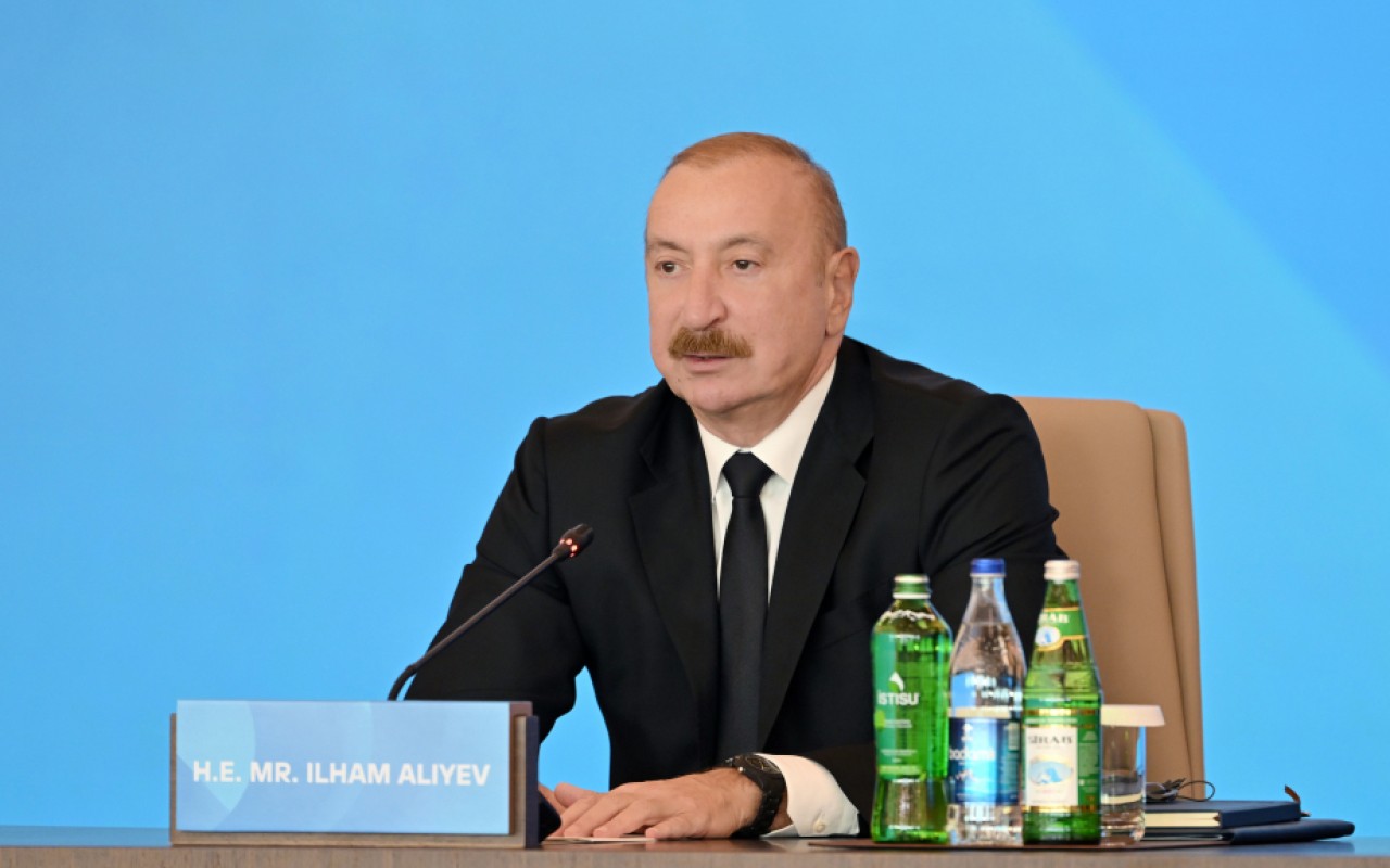 "İkili standartlar beynəlxalq siyasətdən tam şəkildə çıxarılmalıdır" - İlham Əliyev