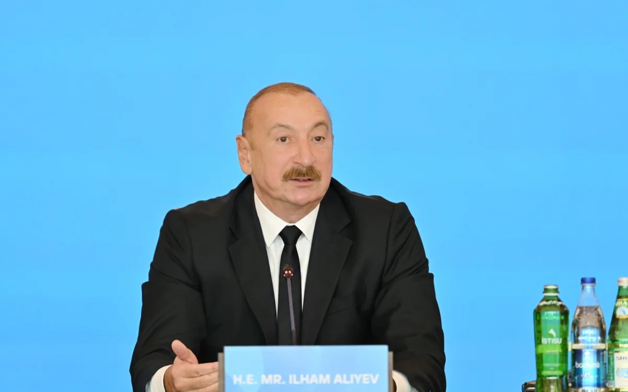 Prezidentin sosial media hesablarında Forumda iştirakına dair video paylaşıldı