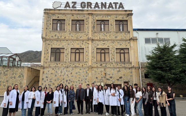 AzTU tələbələri “Az-Granata” MMC-yə ekskursiya edib - FOTOLAR