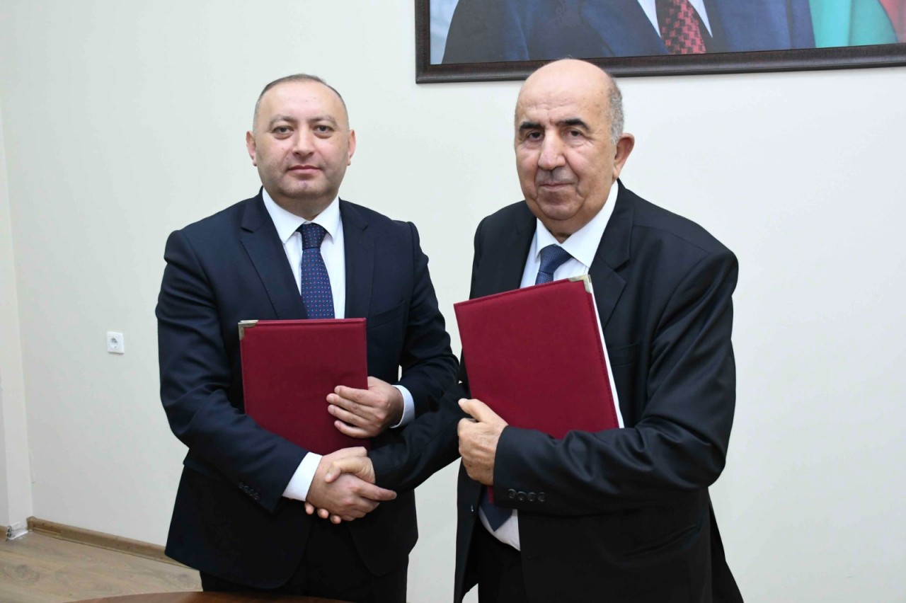 ADAU ilə Neft-Kimya Prosesləri İnstitutu arasında memorandum imzalanıb - FOTOLAR