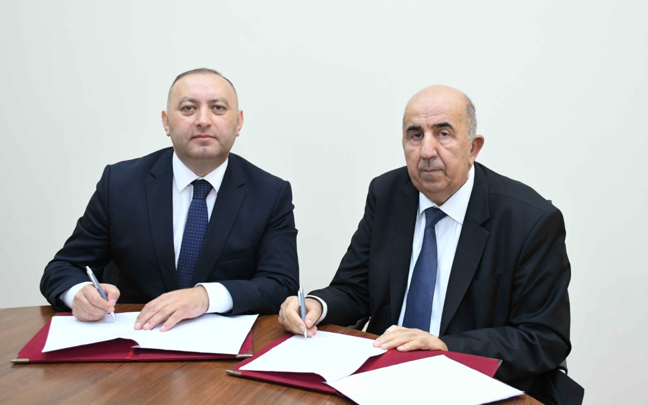 ADAU ilə Neft-Kimya Prosesləri İnstitutu arasında memorandum imzalanıb - FOTOLAR