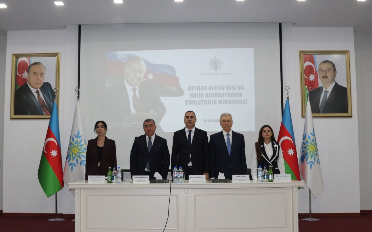 Xətaidə “Heydər Əliyev irsi və qalib Azərbaycanın dövlətçilik məfkurəsi” mövzusunda tədbir keçirilib - FOTOLAR